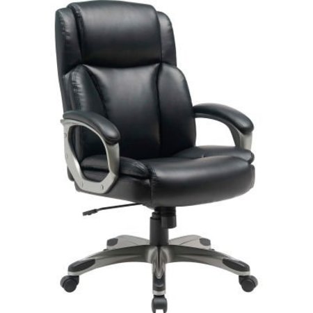 GEC Interion Leather Executive Chair, Black 695980